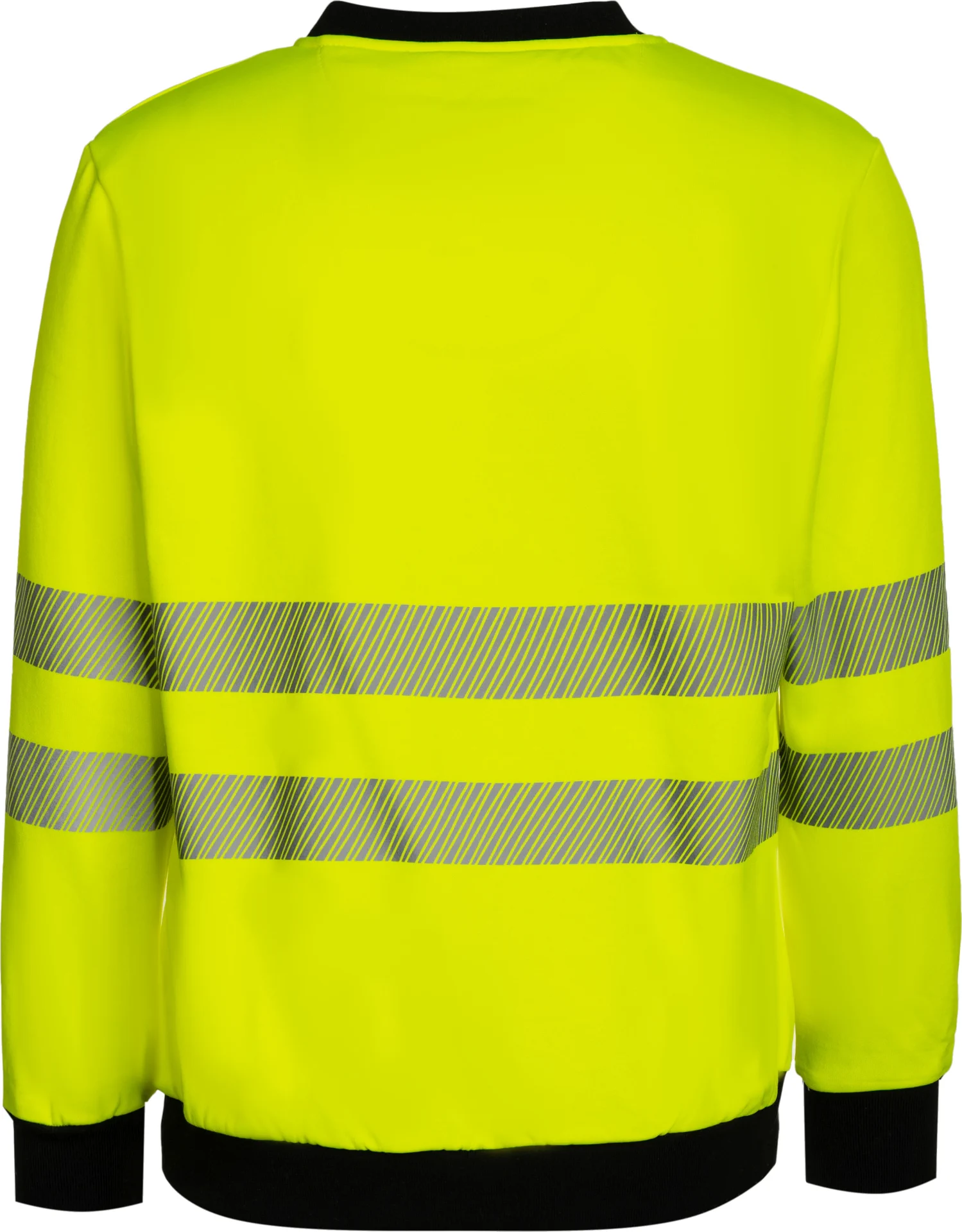 korntex-eossw-eos-hi-vis-workwear-sweatshirt-with-printing-area-signalyellow-black-back-3 Korntex EOS Hi-Vis Workwear Sweatshirt With Printing Area
