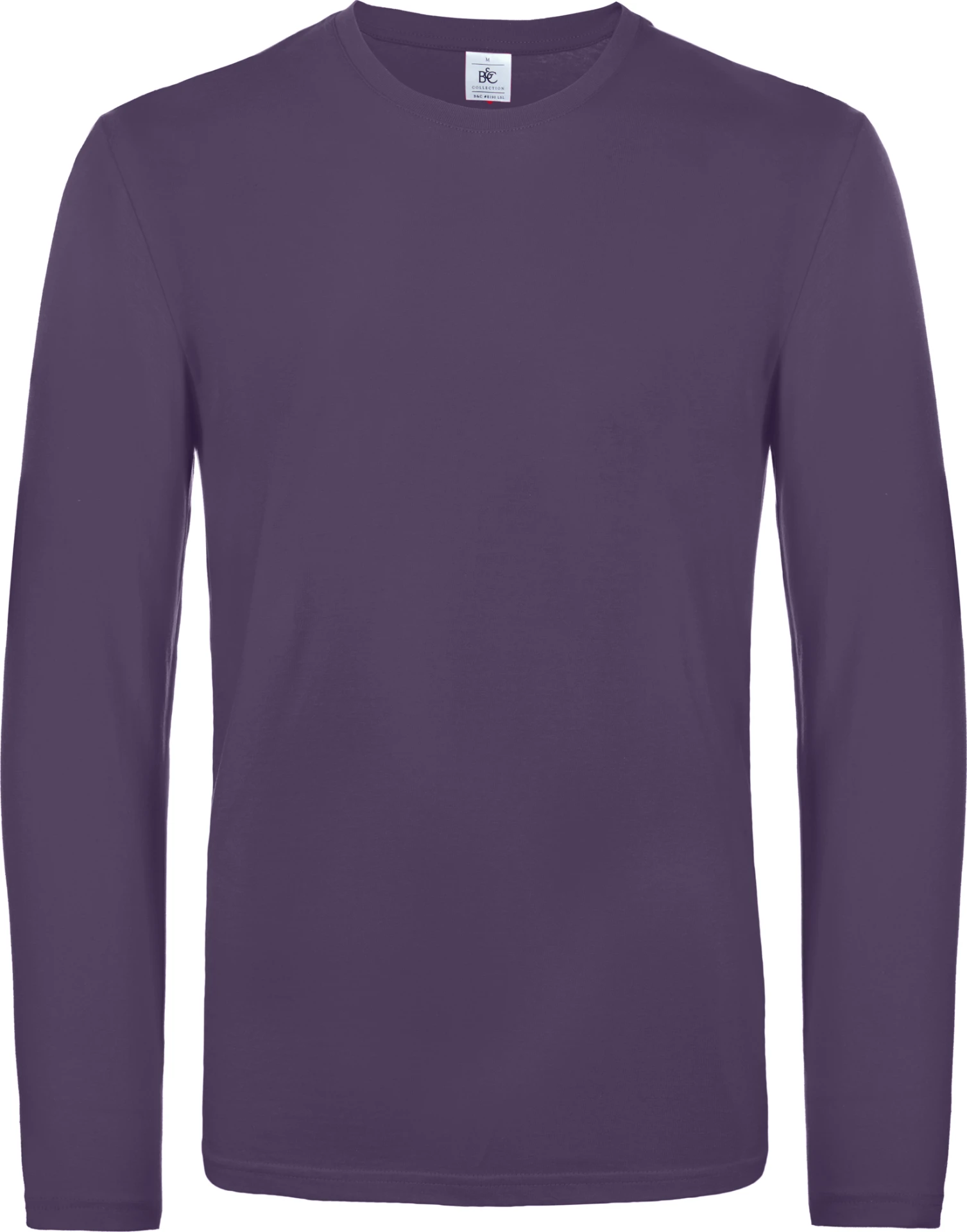 BC-TU07T-TShirt-E190-LSL-urbanpurple-3 B&C T-Shirt #E190 Long Sleeve