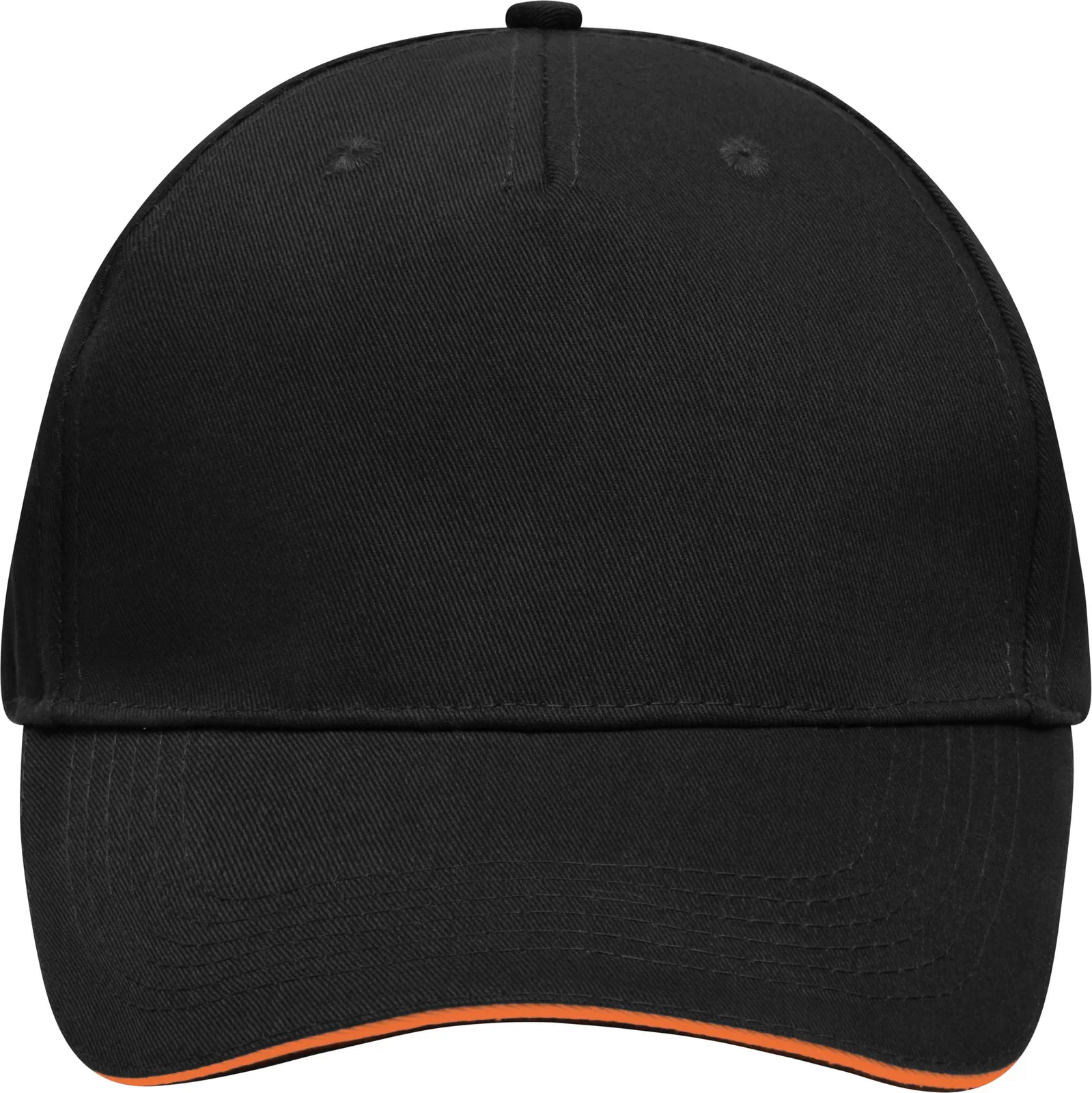 black/orange