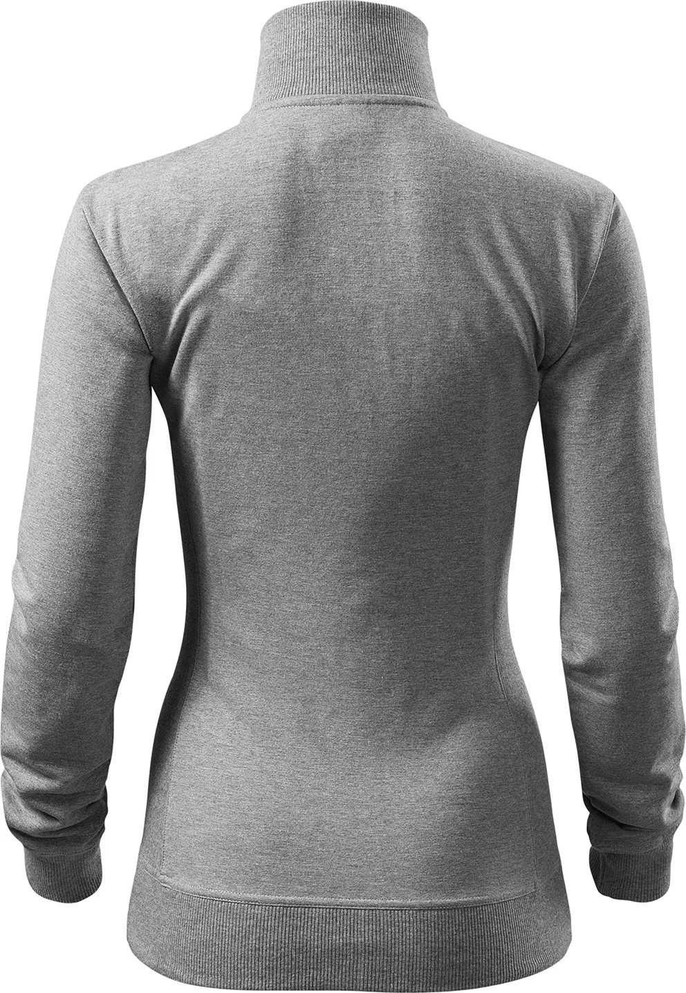 malfini-409-viva-sweatshirt-damen-dunkelgrau-meliert-back-5 MALFINI Sweatshirt Damen Viva 409