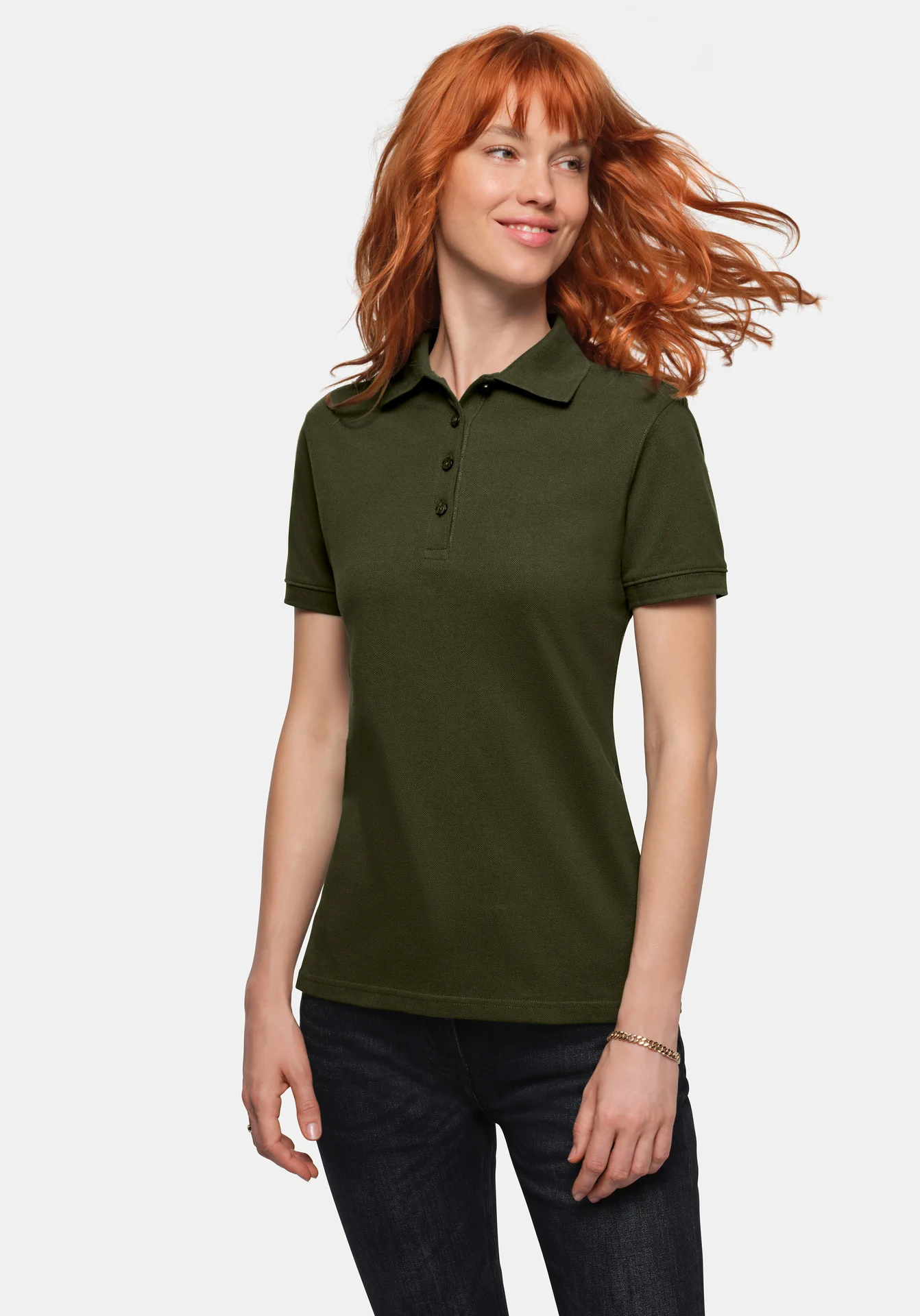 HAKRO Damen Poloshirt 301 Bio-Baumwolle GOTS