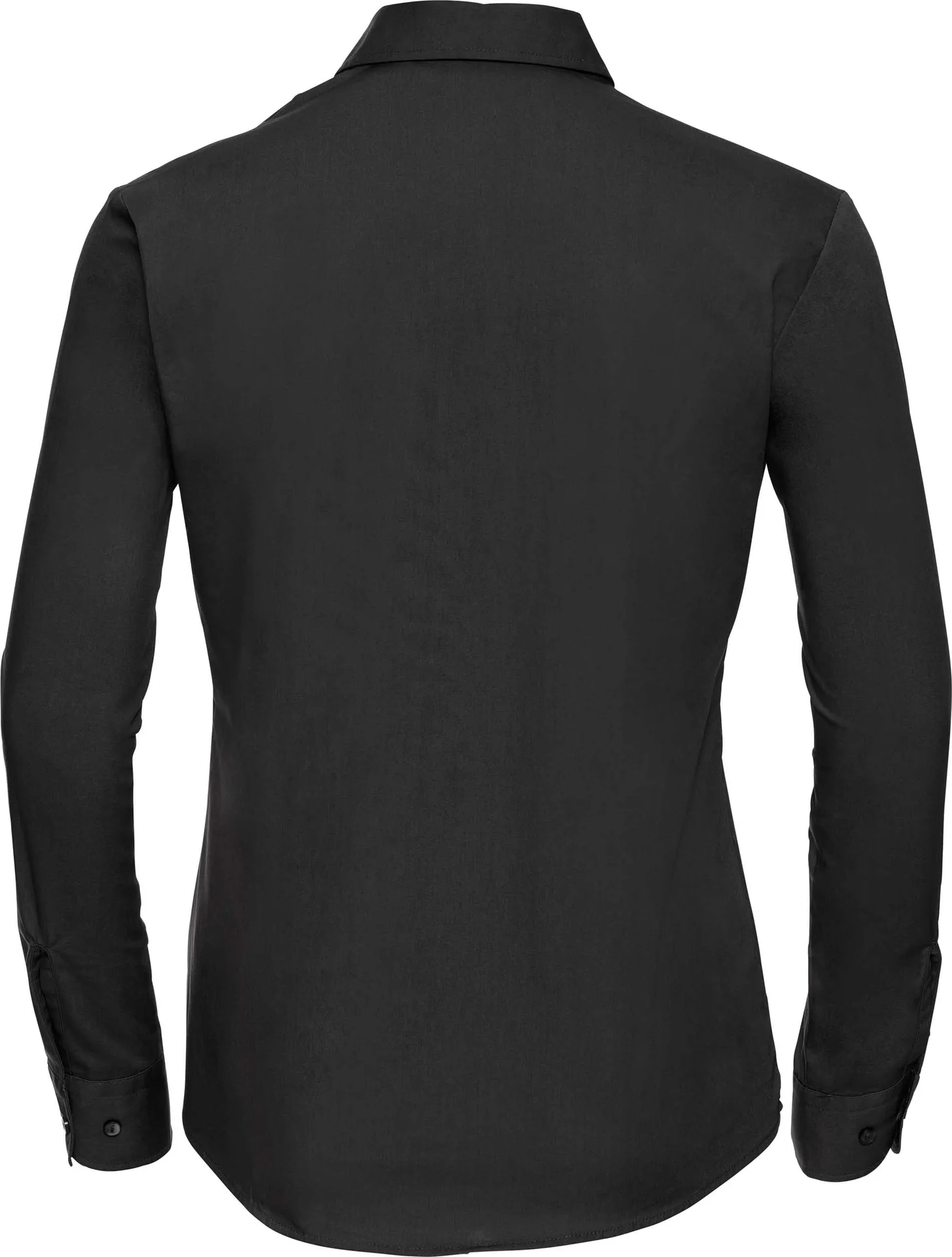 Russell Ladies Long Sleeve Pure Cotton Easy Care Poplin Shirt