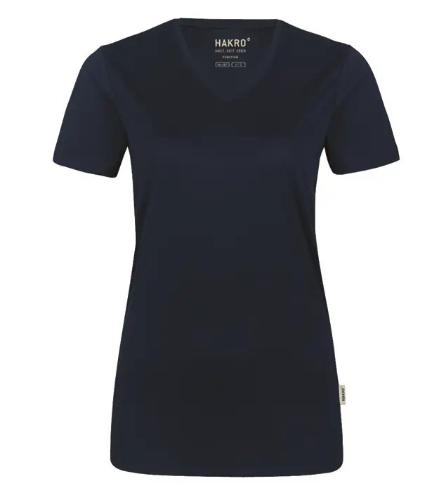 HAKRO Women-V-Shirt 187 Coolmax