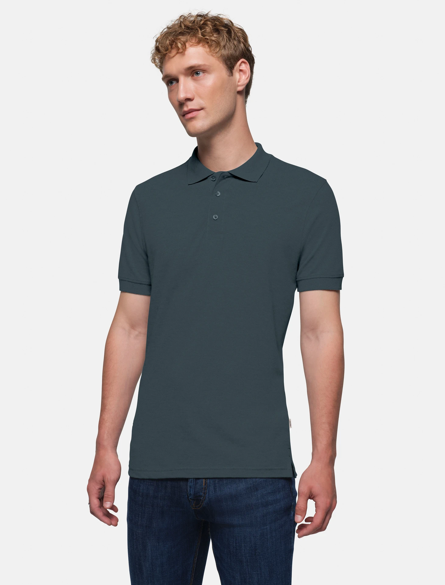 hakro-810-poloshirt-classic-anthrazit-model-0 HAKRO Poloshirt 810 Classic