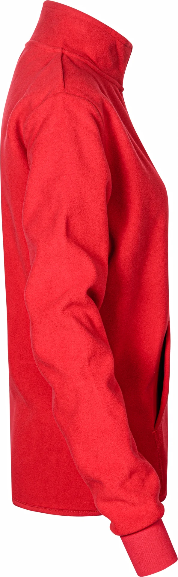 promodoro-7985-womens-double-fleece-jacket-red-lightgrey-side-5 Promodoro Women's Double Fleece Jacket 7985