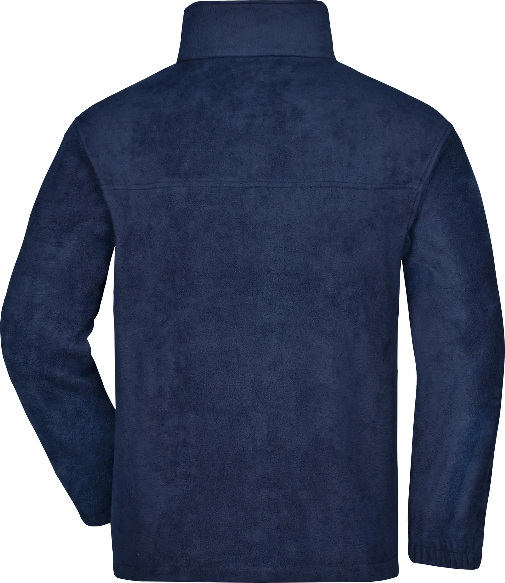 jn044-full-zip-fleece-navy-back-5 James & Nicholson Full-Zip Fleece