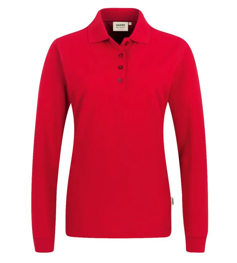 HAKRO Women-Longsleeve-Poloshirt 215 Mikralinar®
