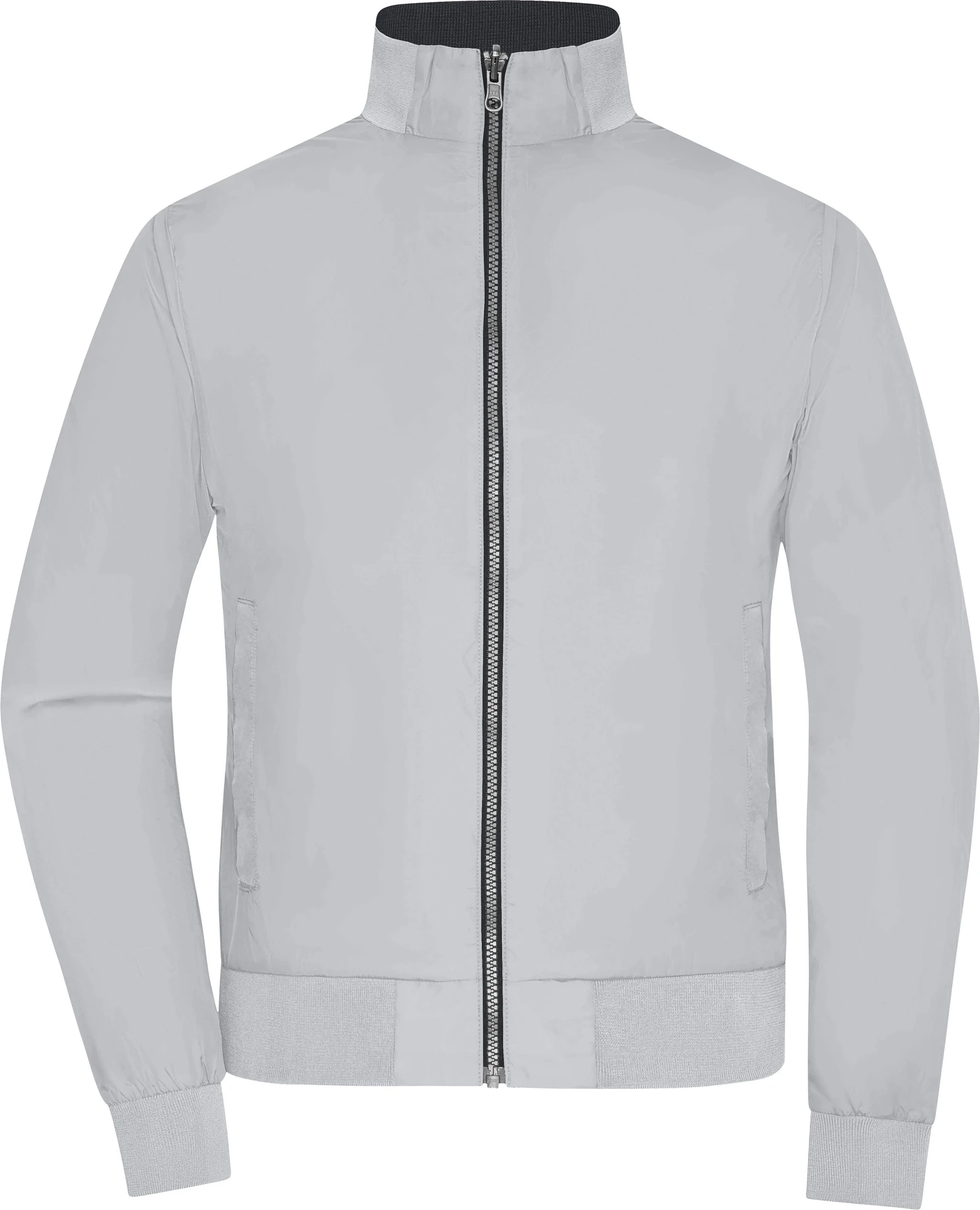 jn1335-ladies-blouson-black-silver-front-7 James & Nicholson Ladies´ Reversible Blouson