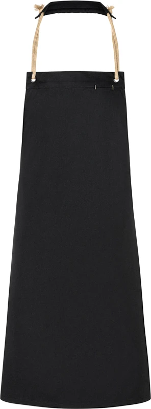 karlowsky-ls40-latzschuerze-new-nature-black-front-3 KARLOWSKY Latzschürze New-Nature