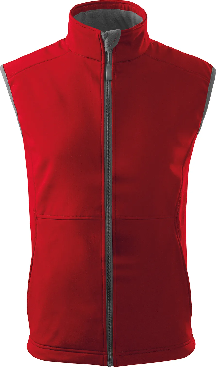 malfini-517-vision-softshellweste-herren-rot-front-2 MALFINI Softshellweste Vision 517