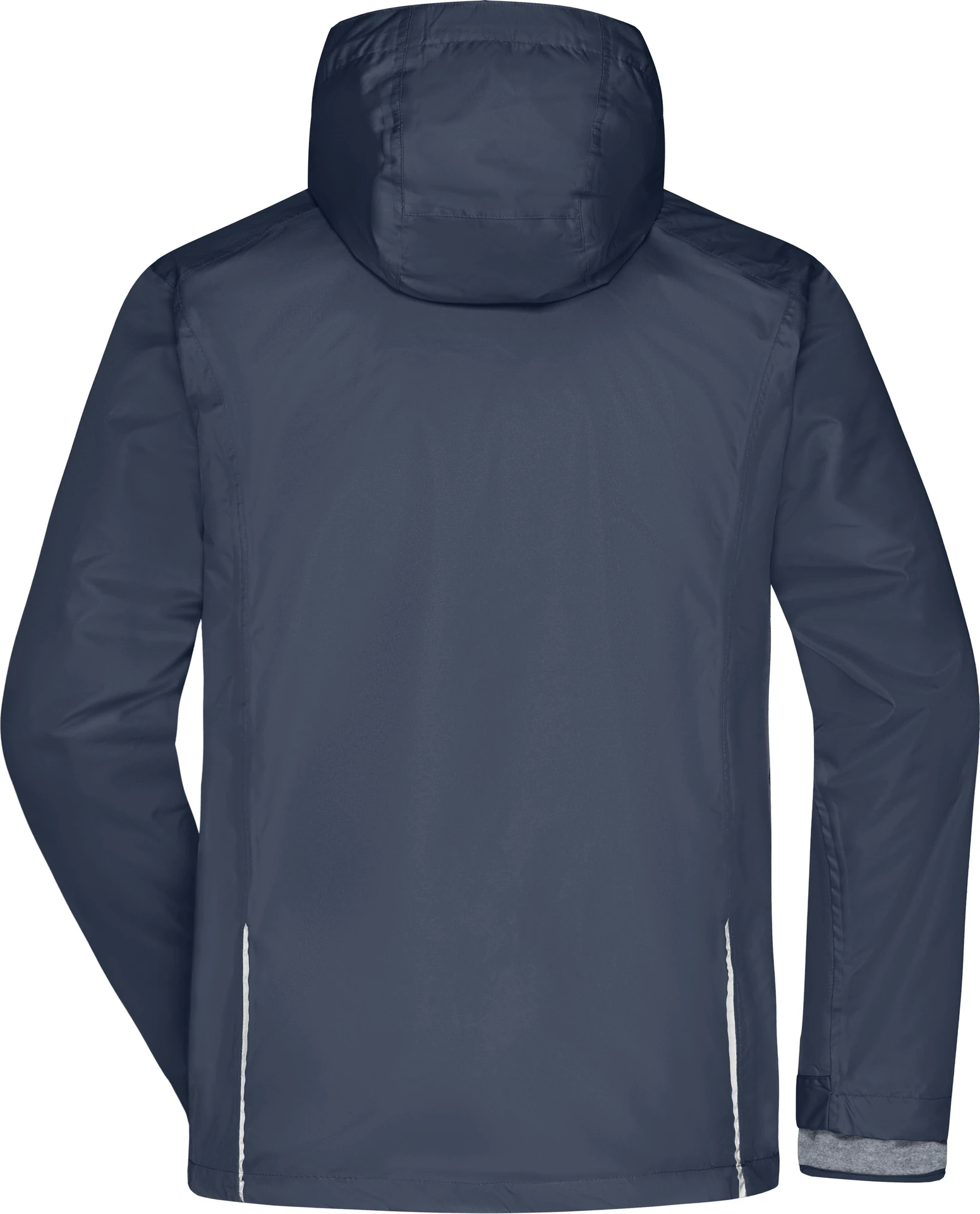 jn1154-mens-3-in-1-jacket-navy-silver-back-5 James & Nicholson Men's 3-in-1-Jacket