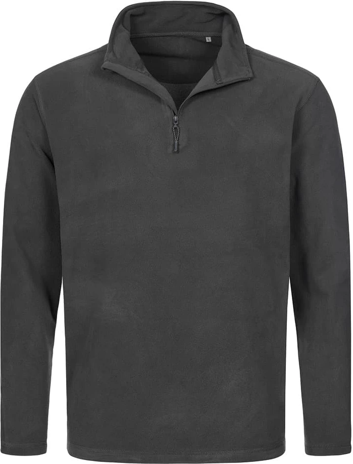 stedman-st5020-classic-fleece-half-zip-greysteel-front-4 Stedman Active Fleece Half Zip