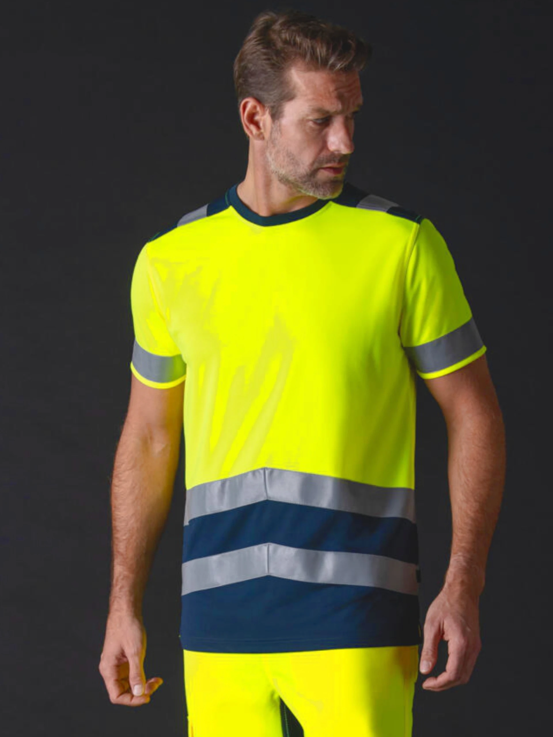 TRICORP T-Shirt High Vis Bicolor T01