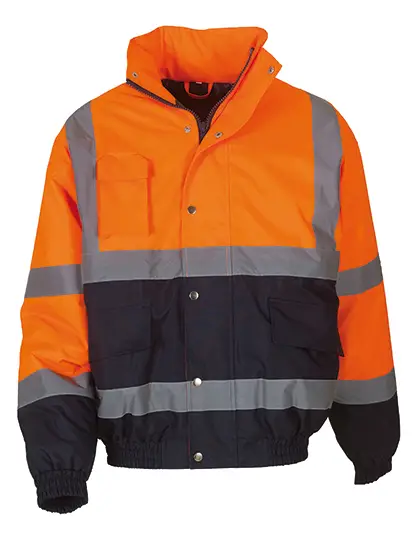 hi-vis orange/navy