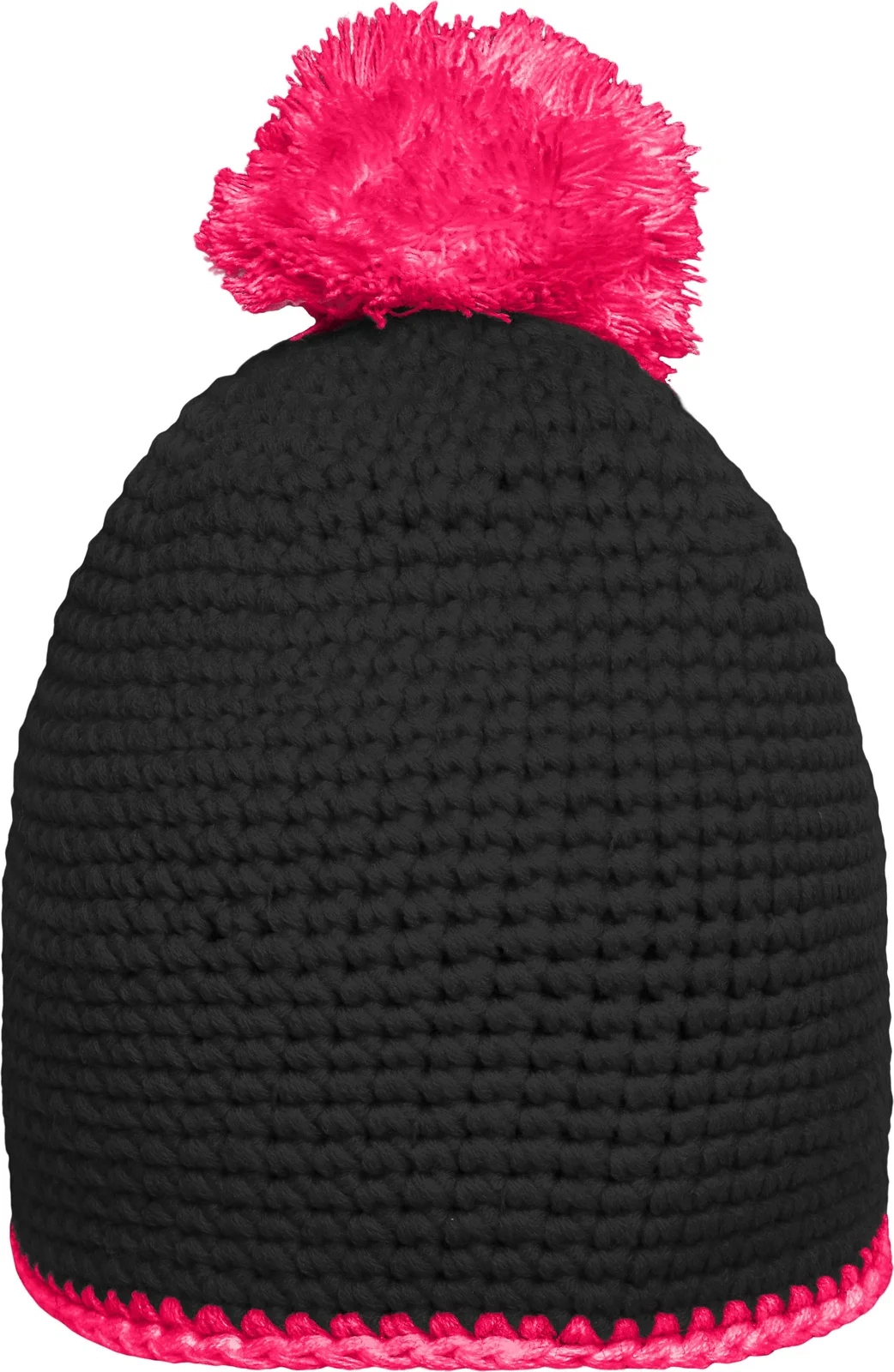 myrtle beach Pompon Hat with Contrast Stripe