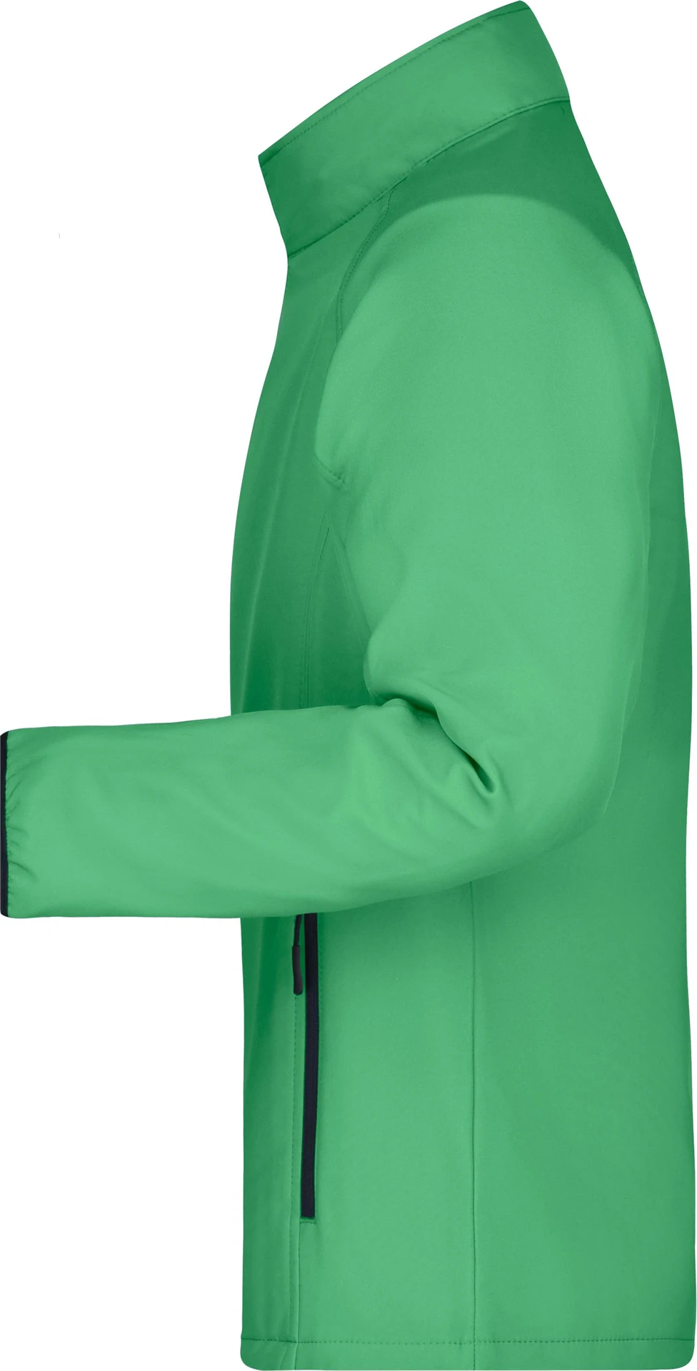 jn1130-mens-promo-softshell-jacket-green-navy-left-4 James & Nicholson Men´s Promo Softshell Jacket