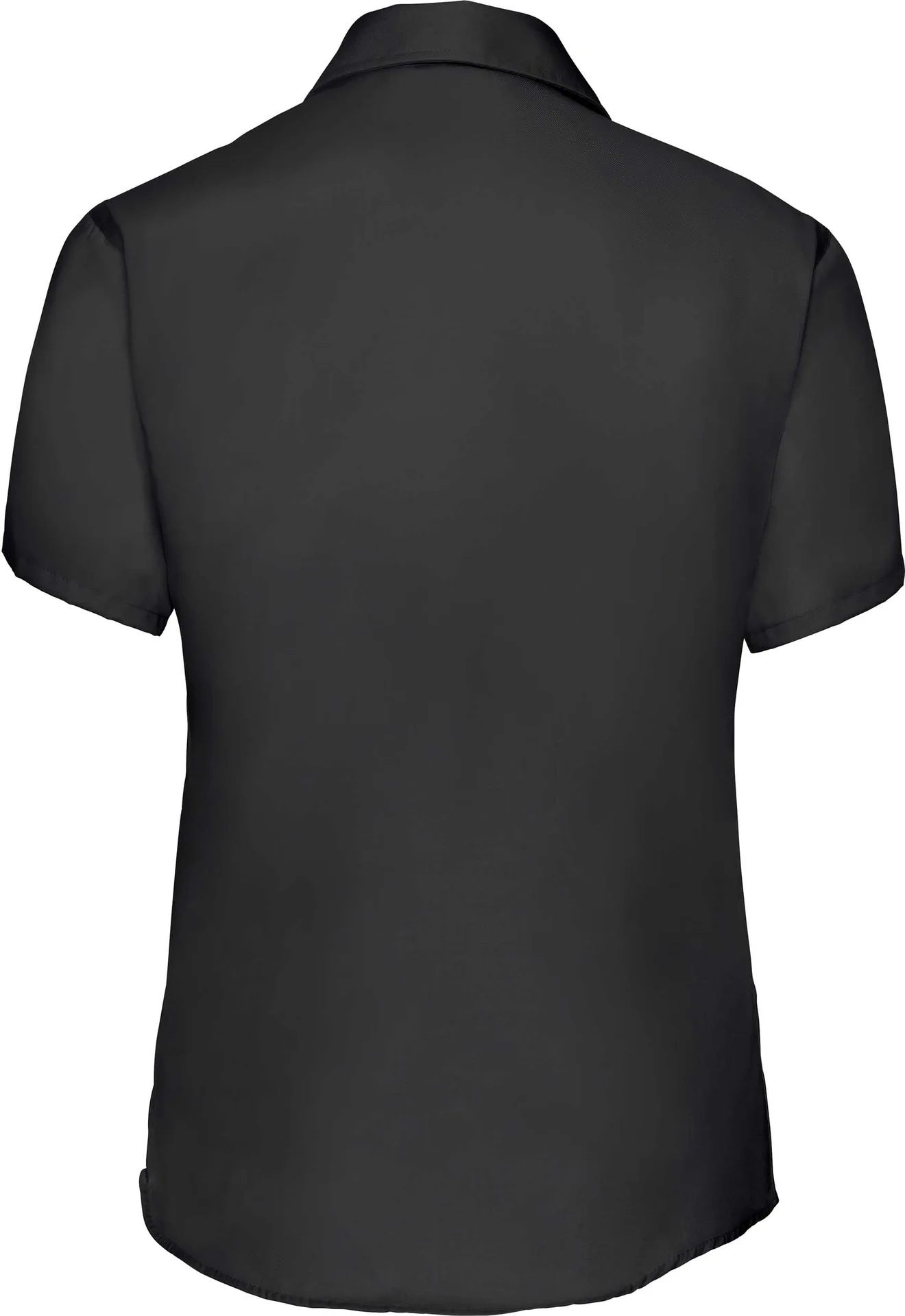 russell-r957f-ladies-short-sleeve-ultimate-non-iron-shirt-black-back-5 Russell Ladies Short Sleeve Ultimate Non-Iron Shirt