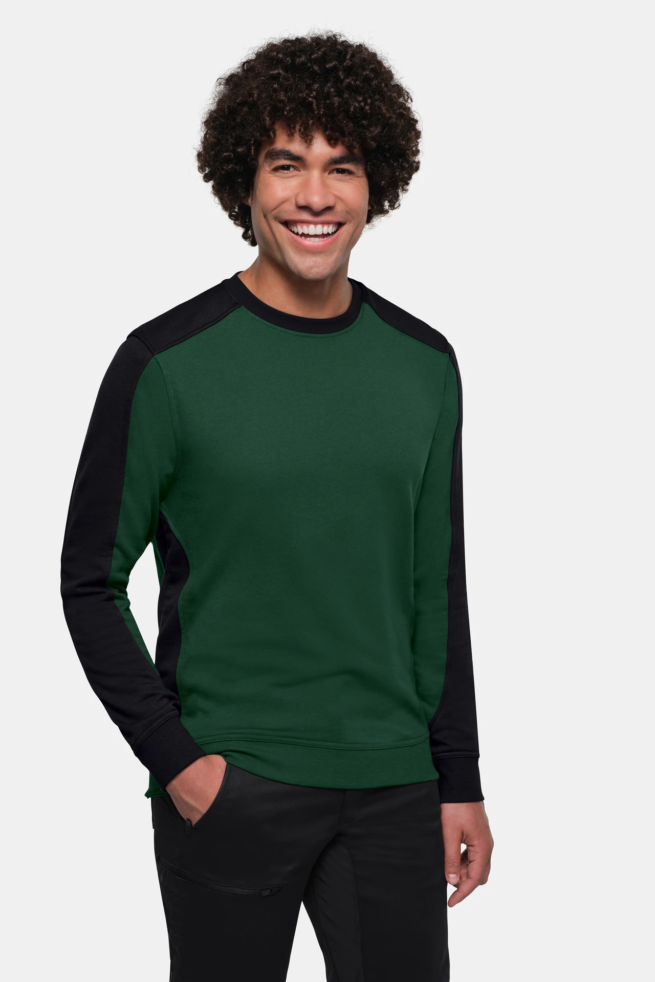 HAKRO Sweatshirt 549 Contrast MIKRALINAR® ECO