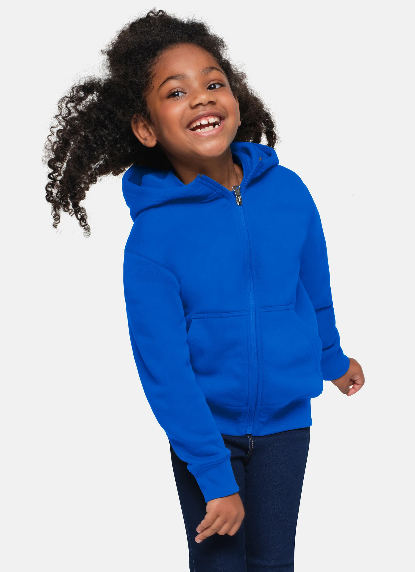 HAKRO Kinder Kapuzen-Sweatjacke 565 Bio-Baumwolle