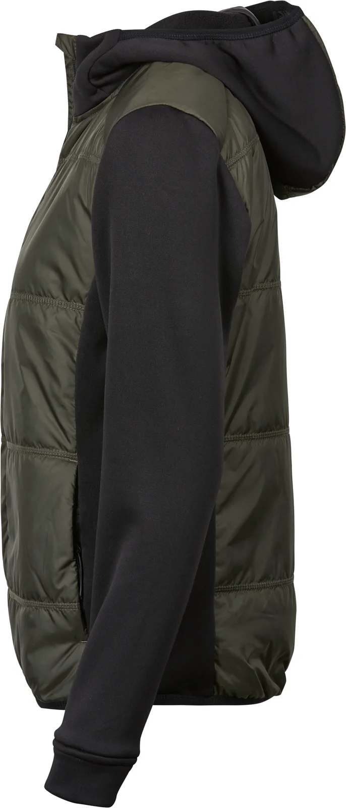 tee-jays-9113-womens-hybrid-stretch-hooded-jacket-deepgreen-black-left-2 Tee Jays Women´s Hybrid-Stretch Hooded Jacket