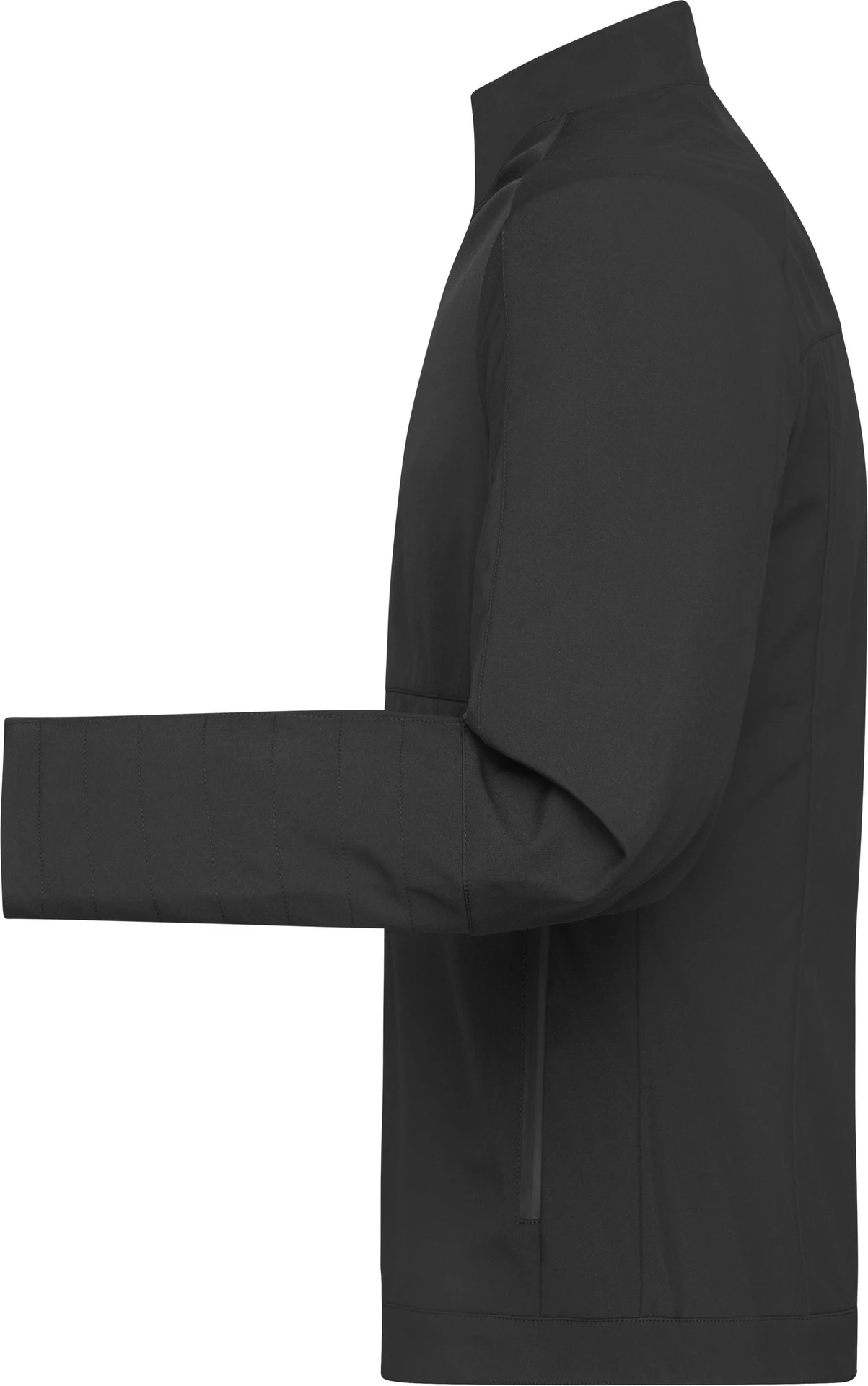 jn1316-mens-softshell-jacket-black-left-4 James & Nicholson Men´s Softshell Jacket (1316)