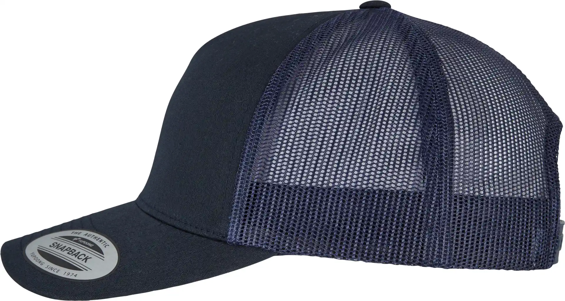 flexfit-6506-5-panel-retro-trucker-cap-navy-left-7 FLEXFIT 5-Panel Retro Trucker Cap