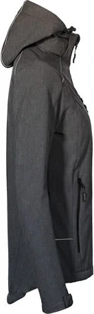 promodoro-7855-womens-softshell-jacket-heathergrey-side-5 Promodoro Women's Softshell Jacket