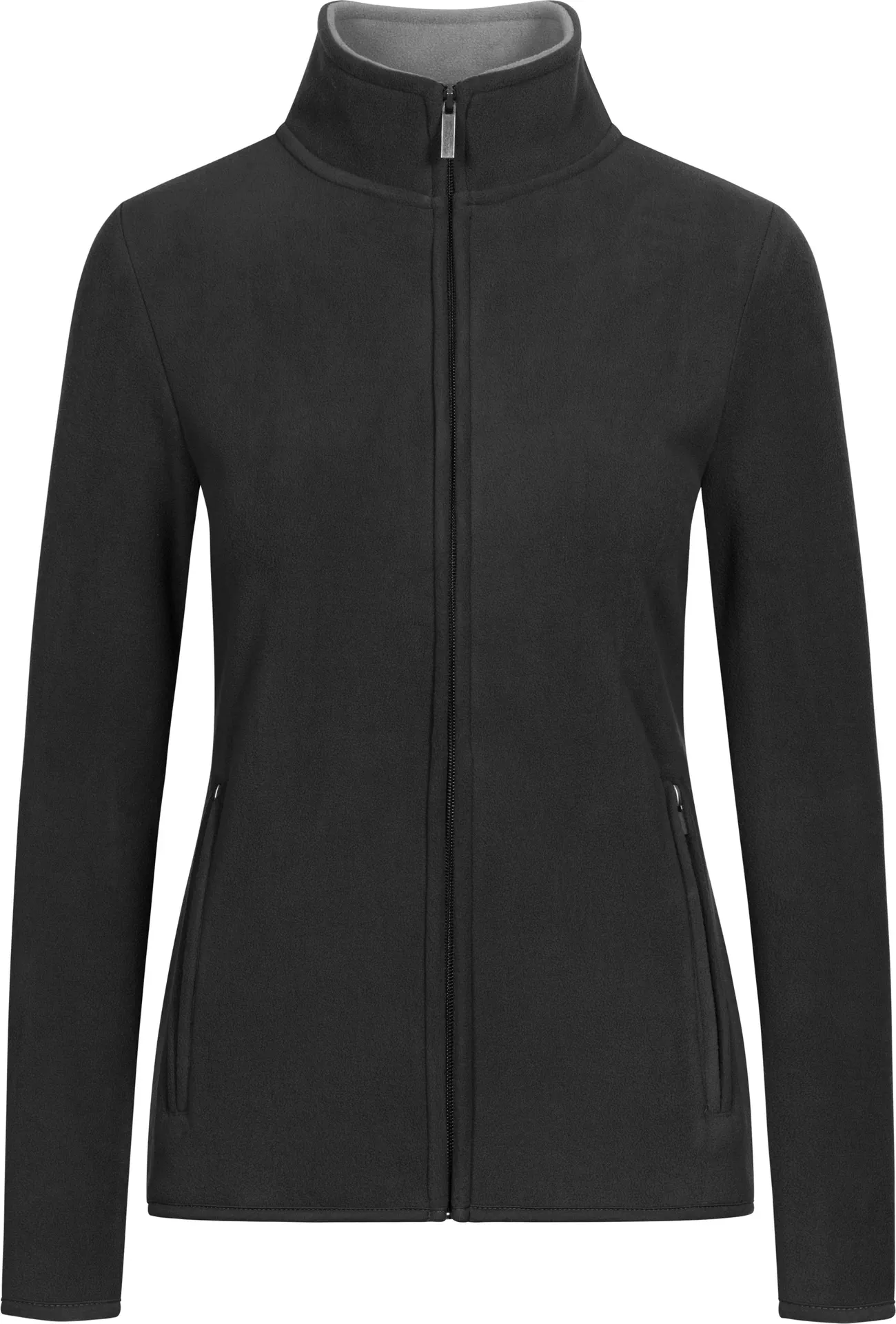 promodoro-7965-womens-double-fleece-jacket-charcoal-grey-front-3 Promodoro Women's Double Fleece Jacket