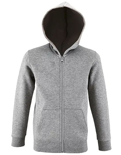 SOL'S Kids Zip Hoodie Stone