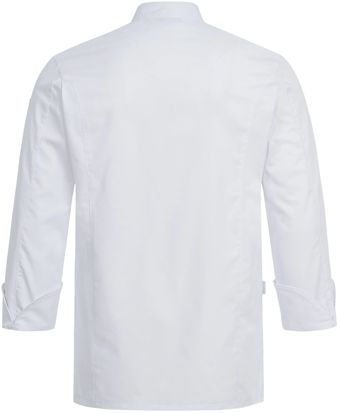 greiff-5569-kochjacke-einreihig-rf_6220_weiss-back-3 GREIFF Kochjacke einreihig mit verdeckter Knopfleiste Regular Fit