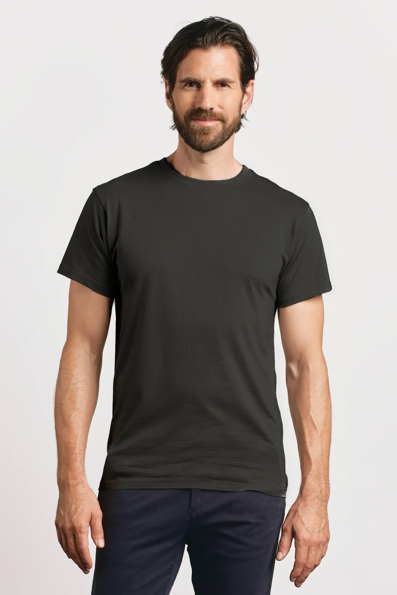 promodoro-3090-mens-premium-t-shirt-organic-charcoal-model-0 Promodoro Men´s Premium-T Organic
