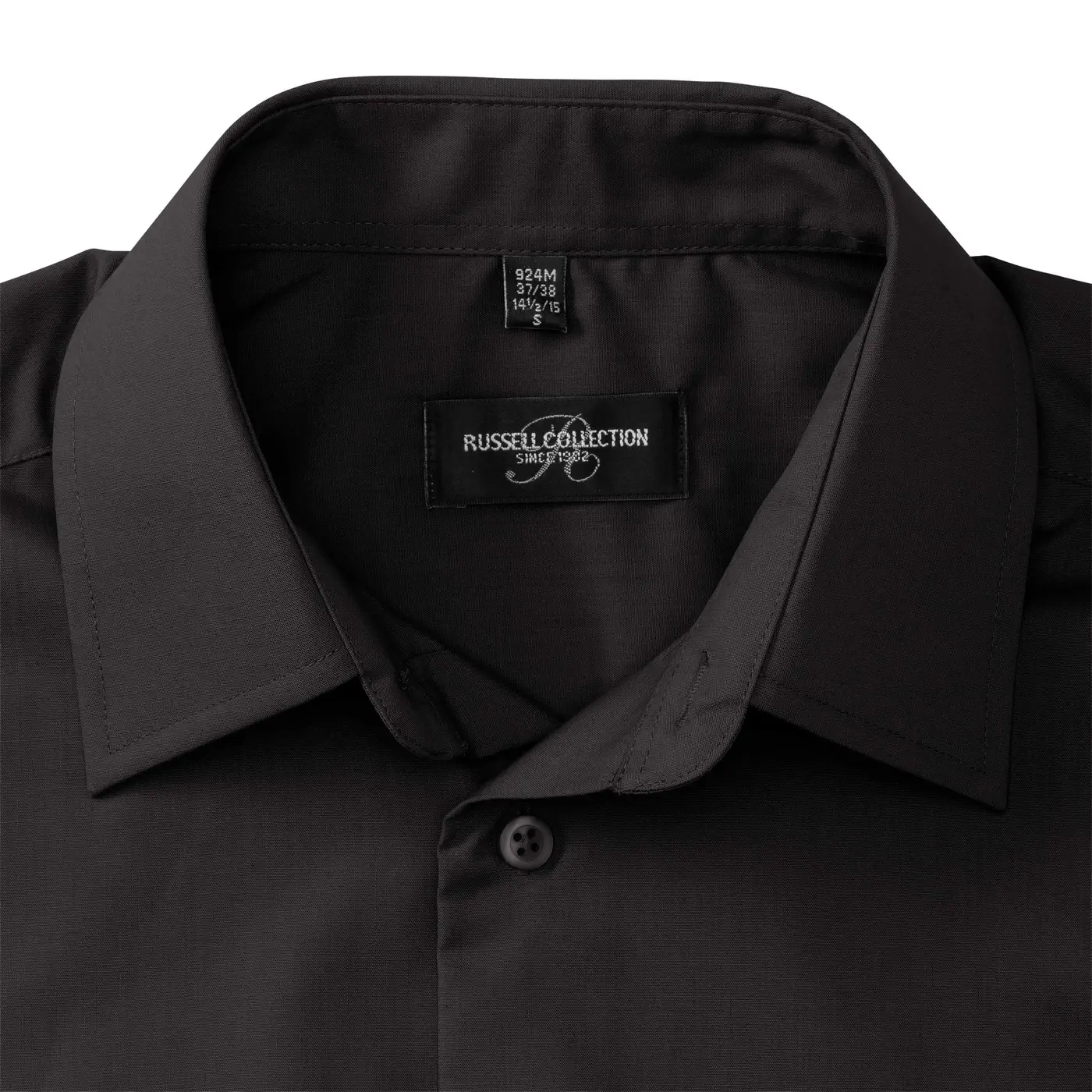 Russell Men's Long Sleeve Polycotton Easy Care Tailored Poplin Shirt