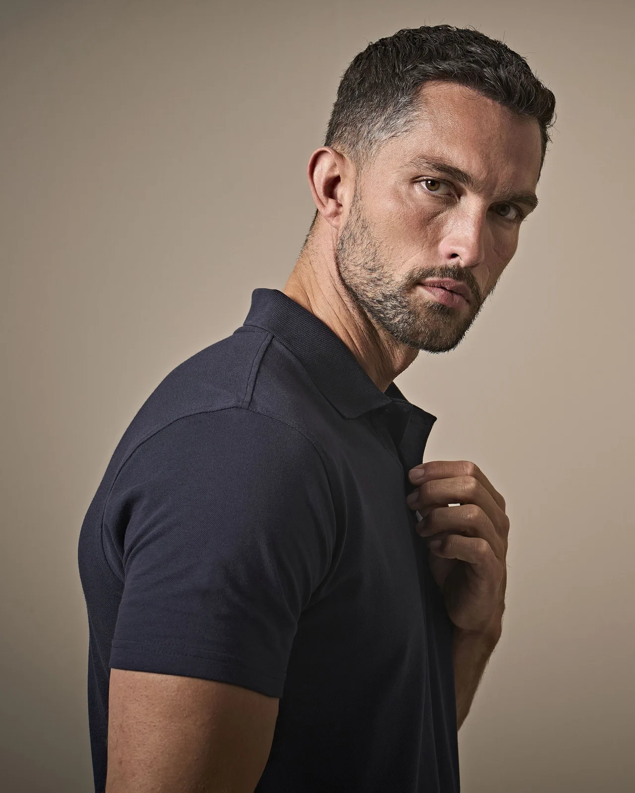 tee-jays-1200-power-poloshirt-navy-model-0 Tee Jays Power Polo